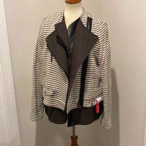 New w/tags - Size 8 - O’2nd black and white tweed jacket